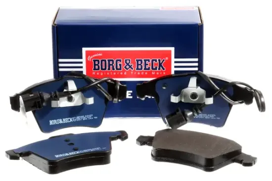 Bremsbelagsatz, Scheibenbremse Vorderachse BORG & BECK BBP2005 Bild Bremsbelagsatz, Scheibenbremse Vorderachse BORG & BECK BBP2005