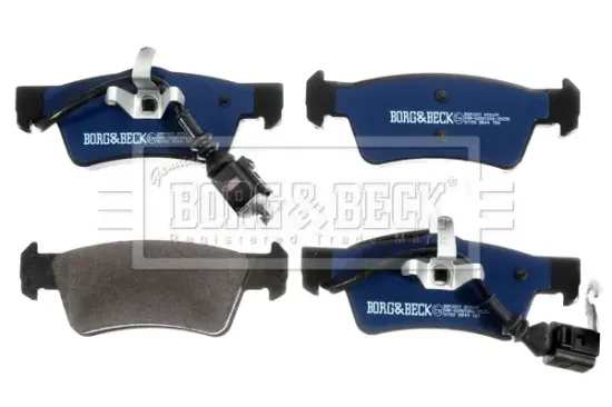 Bremsbelagsatz, Scheibenbremse Hinterachse BORG & BECK BBP2011 Bild Bremsbelagsatz, Scheibenbremse Hinterachse BORG & BECK BBP2011