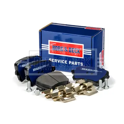 Bremsbelagsatz, Scheibenbremse Hinterachse BORG & BECK BBP2044 Bild Bremsbelagsatz, Scheibenbremse Hinterachse BORG & BECK BBP2044