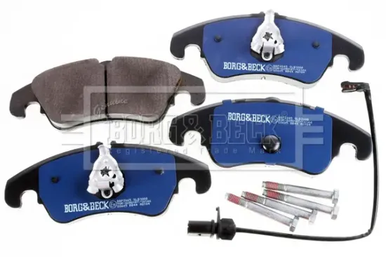 Bremsbelagsatz, Scheibenbremse Vorderachse BORG & BECK BBP2045 Bild Bremsbelagsatz, Scheibenbremse Vorderachse BORG & BECK BBP2045