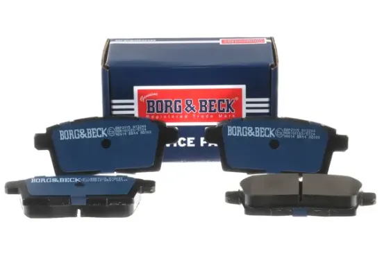 Bremsbelagsatz, Scheibenbremse Hinterachse BORG & BECK BBP2115 Bild Bremsbelagsatz, Scheibenbremse Hinterachse BORG & BECK BBP2115
