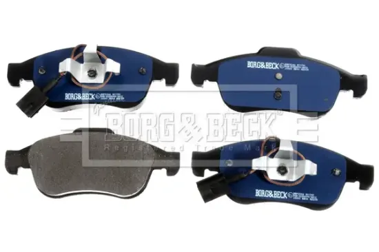 Bremsbelagsatz, Scheibenbremse Vorderachse BORG & BECK BBP2246 Bild Bremsbelagsatz, Scheibenbremse Vorderachse BORG & BECK BBP2246