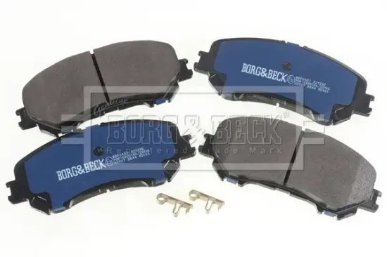 Bremsbelagsatz, Scheibenbremse Vorderachse BORG & BECK BBP2487 Bild Bremsbelagsatz, Scheibenbremse Vorderachse BORG & BECK BBP2487