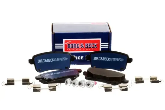 Bremsbelagsatz, Scheibenbremse Hinterachse BORG & BECK BBP2538 Bild Bremsbelagsatz, Scheibenbremse Hinterachse BORG & BECK BBP2538