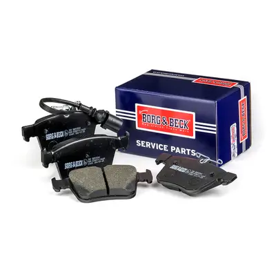Bremsbelagsatz, Scheibenbremse Hinterachse BORG & BECK BBP2592 Bild Bremsbelagsatz, Scheibenbremse Hinterachse BORG & BECK BBP2592