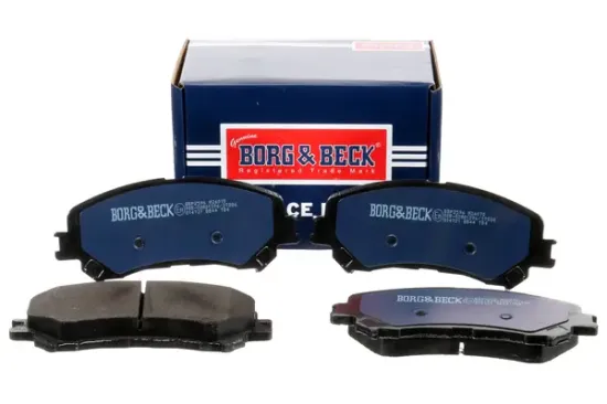 Bremsbelagsatz, Scheibenbremse Vorderachse BORG & BECK BBP2596 Bild Bremsbelagsatz, Scheibenbremse Vorderachse BORG & BECK BBP2596