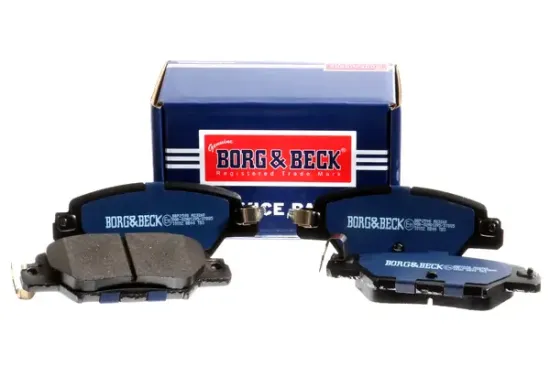 Bremsbelagsatz, Scheibenbremse Hinterachse BORG & BECK BBP2598 Bild Bremsbelagsatz, Scheibenbremse Hinterachse BORG & BECK BBP2598