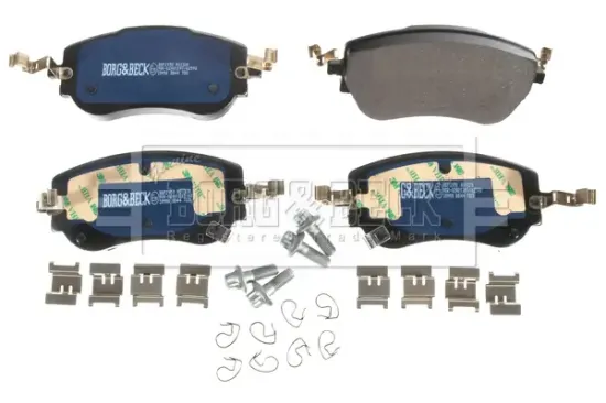 Bremsbelagsatz, Scheibenbremse Vorderachse BORG & BECK BBP2950 Bild Bremsbelagsatz, Scheibenbremse Vorderachse BORG & BECK BBP2950