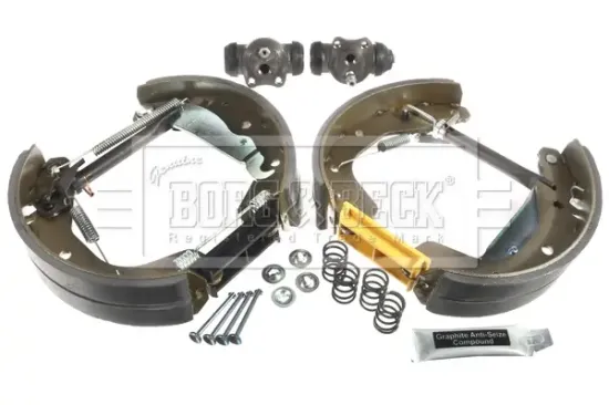 Bremsbackensatz Hinterachse BORG & BECK BBS1025K Bild Bremsbackensatz Hinterachse BORG & BECK BBS1025K