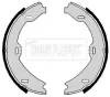 Bremsbackensatz, Feststellbremse Hinterachse links Hinterachse rechts BORG & BECK BBS6372