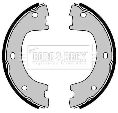 Bremsbackensatz, Feststellbremse Hinterachse links Hinterachse rechts BORG & BECK BBS6475 Bild Bremsbackensatz, Feststellbremse Hinterachse links Hinterachse rechts BORG & BECK BBS6475