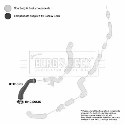 Ladeluftschlauch BORG & BECK BTH1303 Bild Ladeluftschlauch BORG & BECK BTH1303