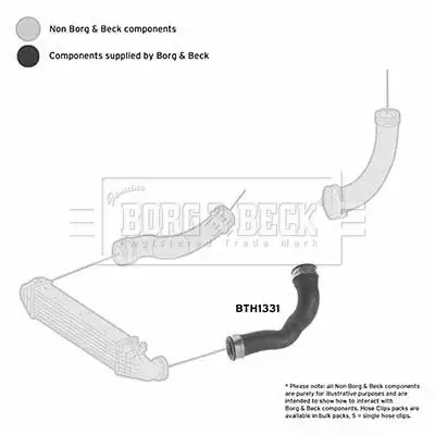 Ladeluftschlauch BORG & BECK BTH1331 Bild Ladeluftschlauch BORG & BECK BTH1331
