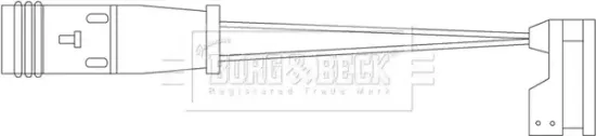 Warnkontakt, Bremsbelagverschleiß BORG & BECK BWL3069 Bild Warnkontakt, Bremsbelagverschleiß BORG & BECK BWL3069