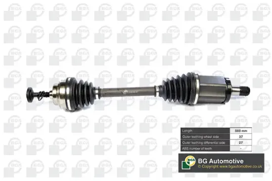 Antriebswelle Vorderachse links BGA DS0902L Bild Antriebswelle Vorderachse links BGA DS0902L