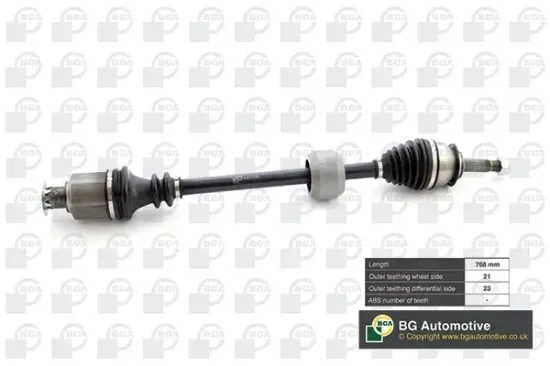 Antriebswelle Vorderachse rechts BGA DS1500R Bild Antriebswelle Vorderachse rechts BGA DS1500R