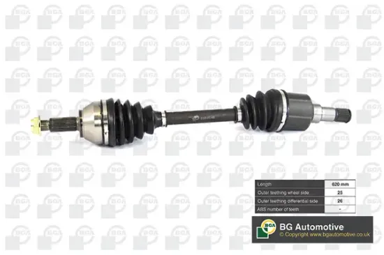 Antriebswelle Vorderachse links BGA DS2302L Bild Antriebswelle Vorderachse links BGA DS2302L