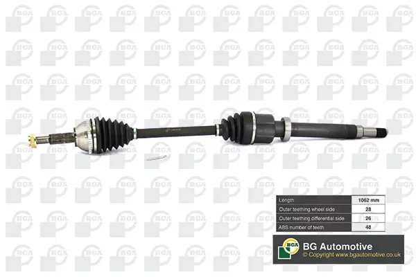 Antriebswelle Vorderachse rechts BGA DS2320RA