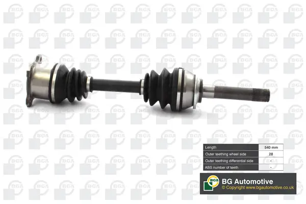 Antriebswelle Vorderachse rechts BGA DS6100R