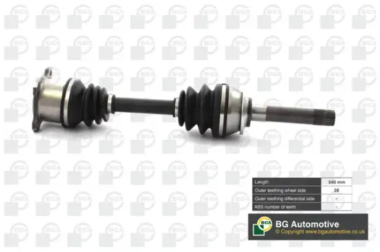 Antriebswelle Vorderachse rechts BGA DS6100R Bild Antriebswelle Vorderachse rechts BGA DS6100R