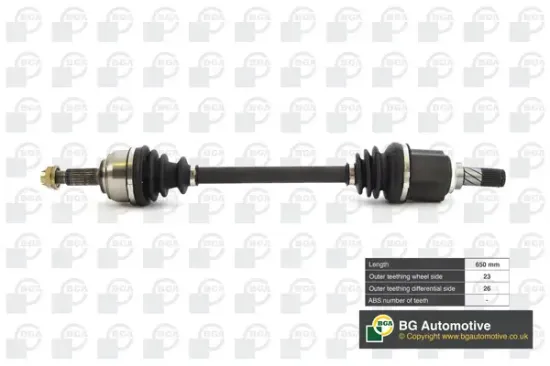 Antriebswelle Vorderachse links BGA DS6310L Bild Antriebswelle Vorderachse links BGA DS6310L