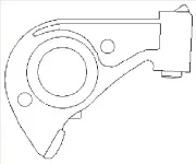 Ventilstößel Auslassseite Einlassseite BGA HL5309