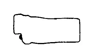 Dichtung, Zylinderkopfhaube rechts BGA RC0399