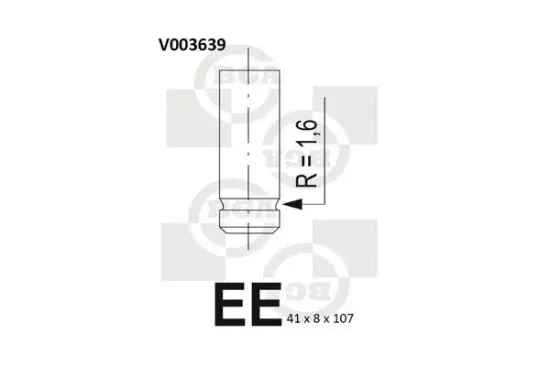 Einlassventil BGA V003639 Bild Einlassventil BGA V003639