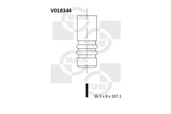 Einlassventil BGA V018344 Bild Einlassventil BGA V018344