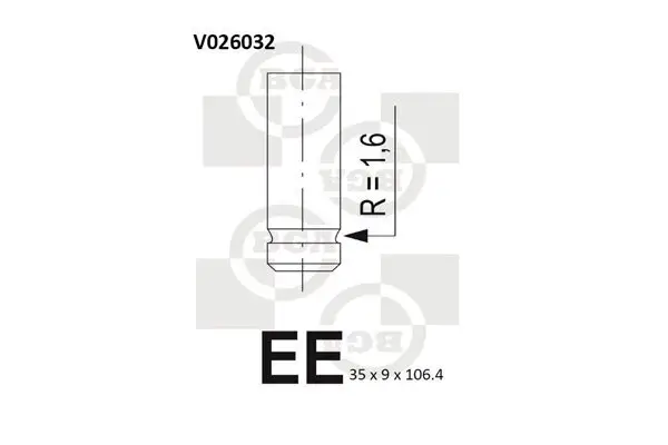 Auslassventil BGA V026032