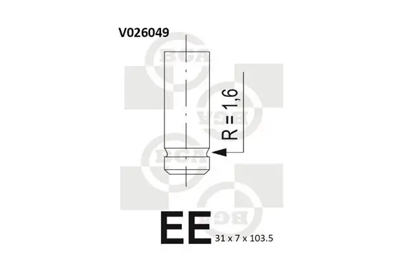 Auslassventil BGA V026049