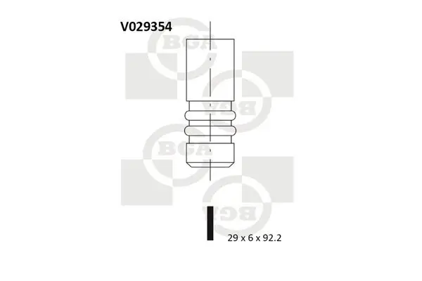 Auslassventil BGA V029354