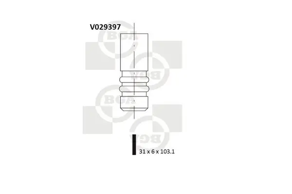 Einlassventil BGA V029397