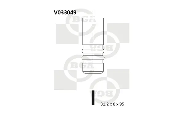 Auslassventil BGA V033049