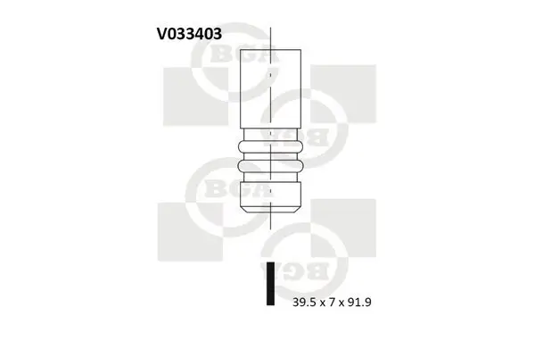 Einlassventil BGA V033403