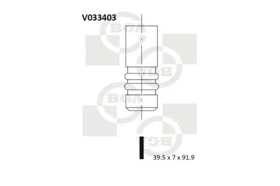 Einlassventil BGA V033403 Bild Einlassventil BGA V033403