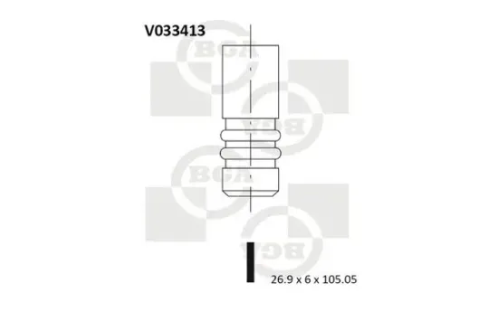 Einlassventil BGA V033413 Bild Einlassventil BGA V033413