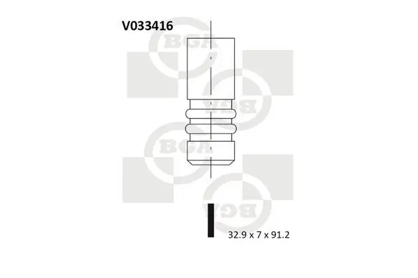 Auslassventil BGA V033416