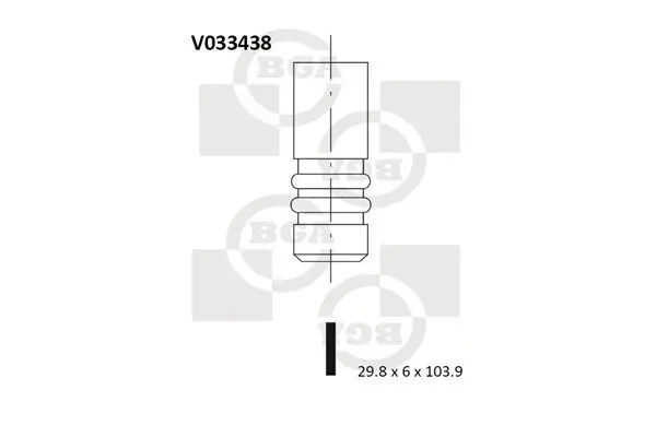 Auslassventil BGA V033438