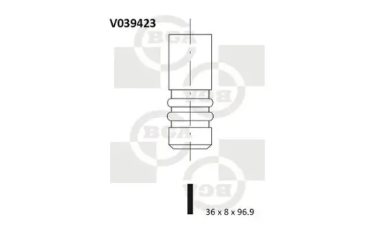 Einlassventil BGA V039423 Bild Einlassventil BGA V039423