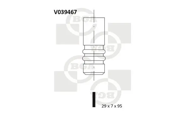 Auslassventil BGA V039467