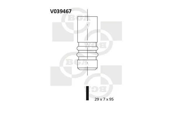 Auslassventil BGA V039467