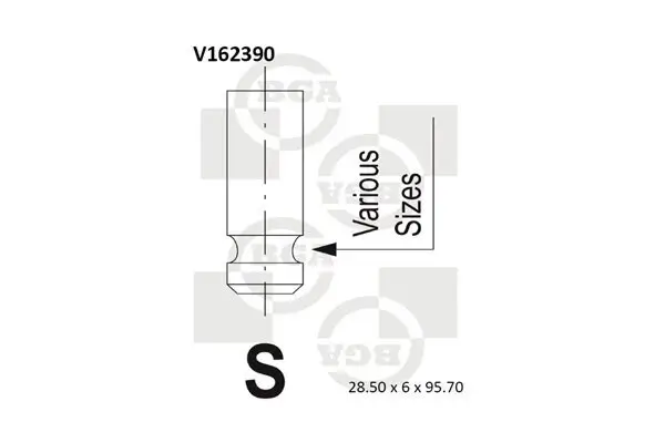 Einlassventil BGA V162390