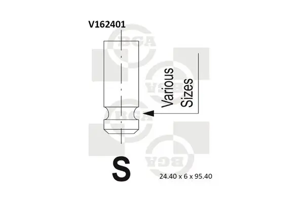 Auslassventil BGA V162401