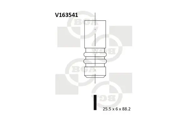 Auslassventil BGA V163541