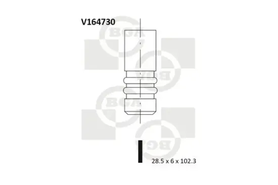 Einlassventil BGA V164730 Bild Einlassventil BGA V164730