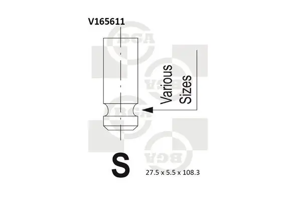 Auslassventil BGA V165611