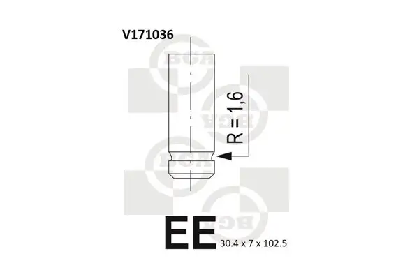 Einlassventil BGA V171036