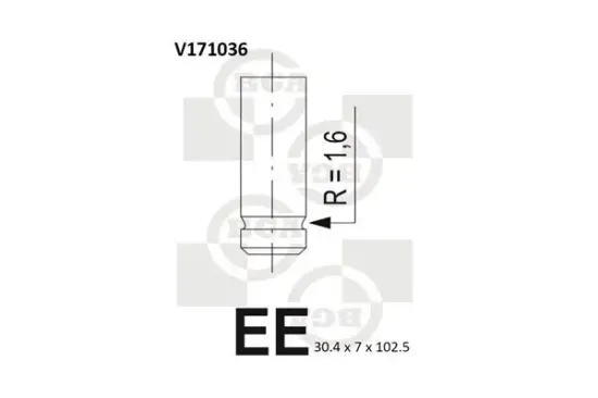 Einlassventil BGA V171036 Bild Einlassventil BGA V171036