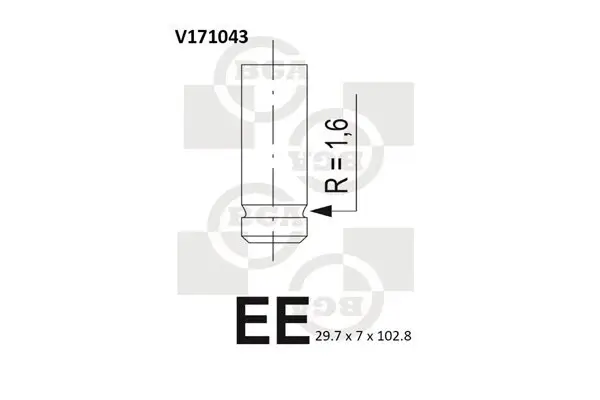 Auslassventil BGA V171043